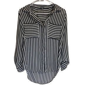 2/$20 Charlotte Russe Women’s Striped Silky Blouse